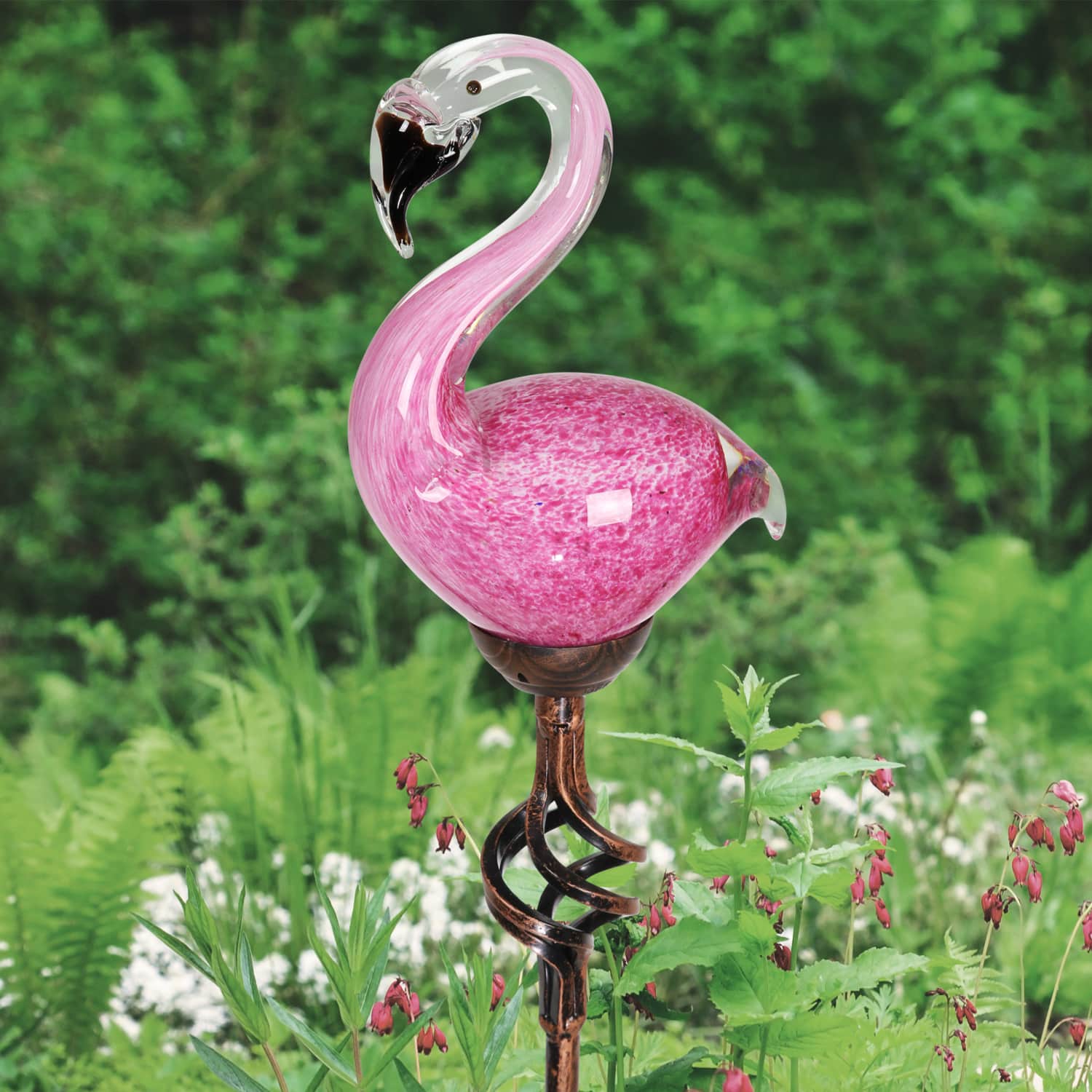Exhart Flamingo Garden Stake