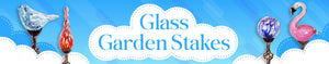 Glass Garden Stakes