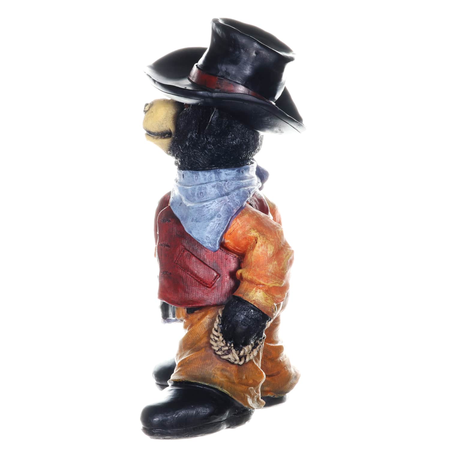 Cowboy Bear Garden Statue - Thumbnail 4