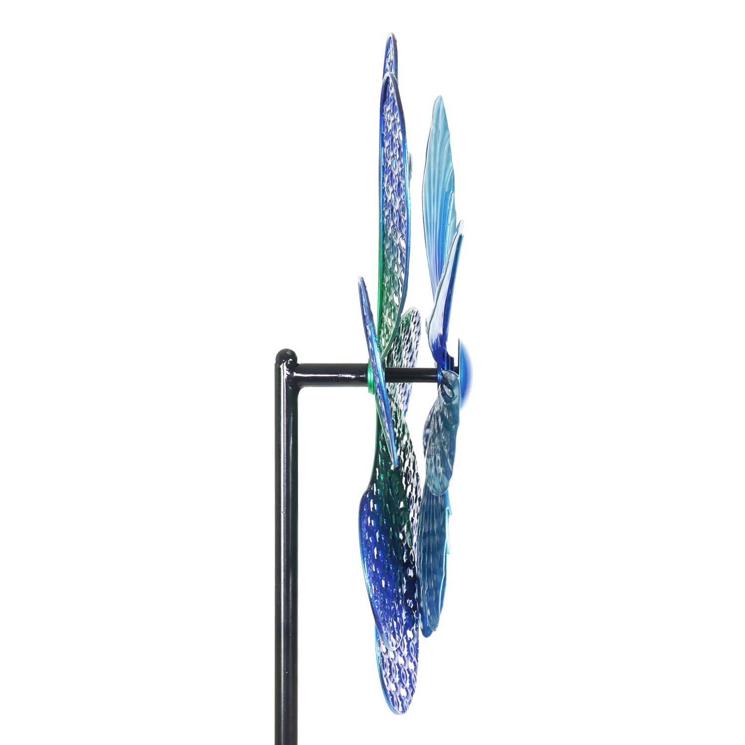 Exhart Kinetic Flower Garden Spinner Stake - Thumbnail 5