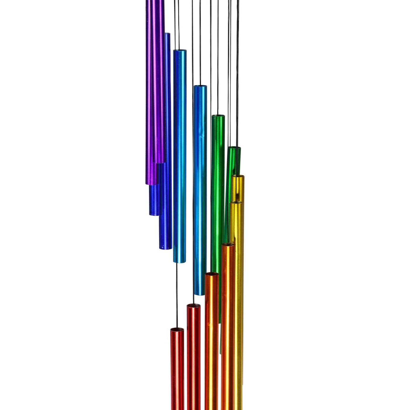 Cascading Metal Rainbow Hand Tuned Hanging Wind Chime, 5.5