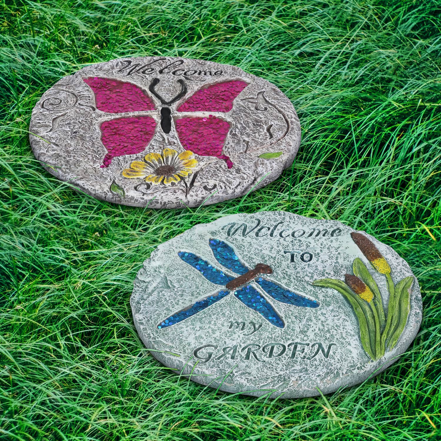 Exhart Dragonfly and Butterfly Stepping Stones - Thumbnail 4