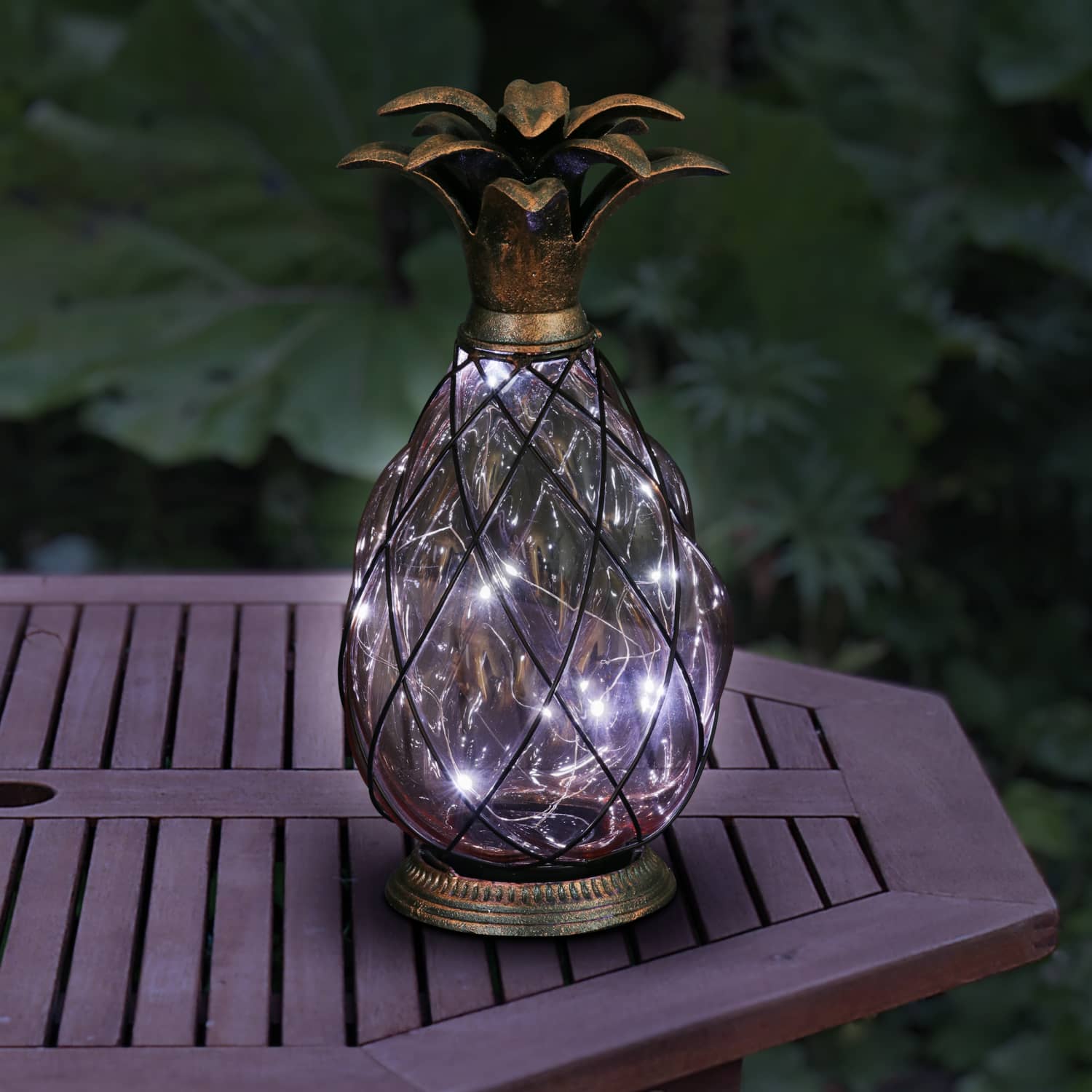 Exhart Solar Pineapple Lantern - Thumbnail 3