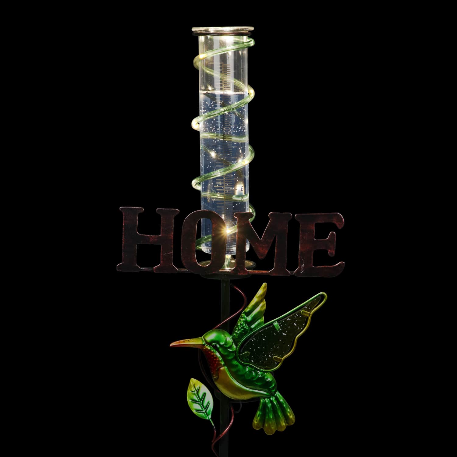 Exhart Hummingbird Rain Gauge Garden Stake - Thumbnail 3