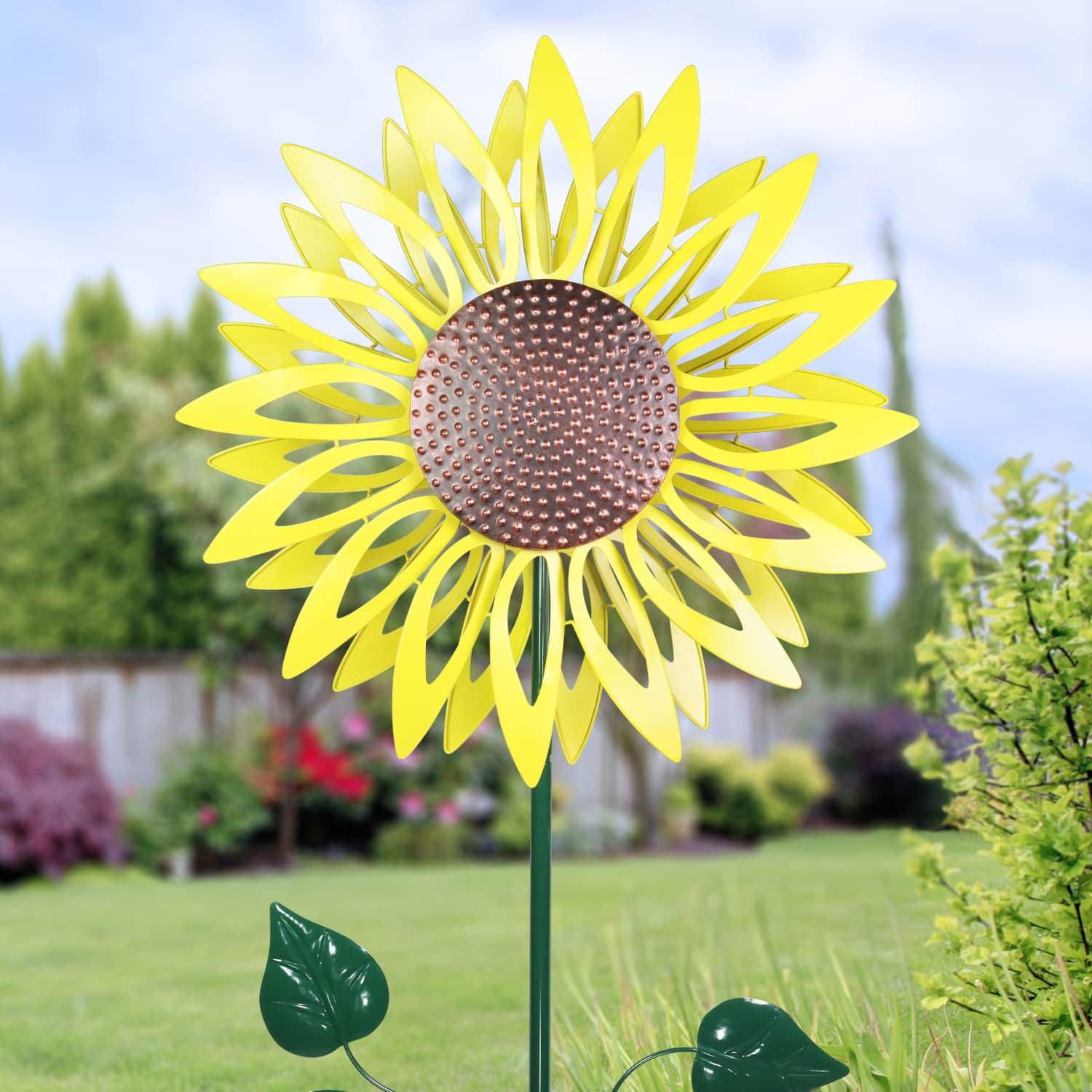 Exhart Sunflower Garden Stake - Thumbnail 5