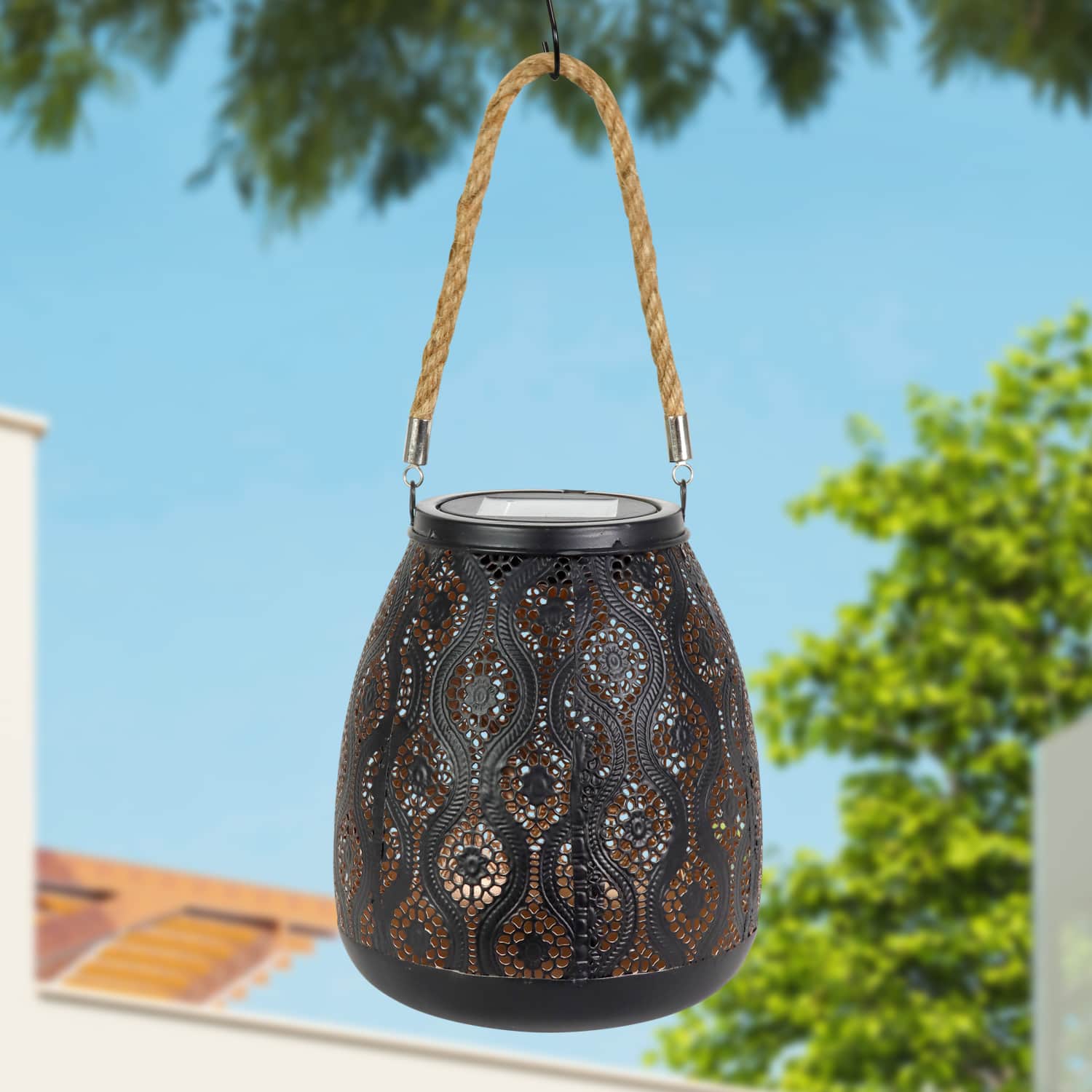 Exhart Filigree Hanging Lantern - Thumbnail 4
