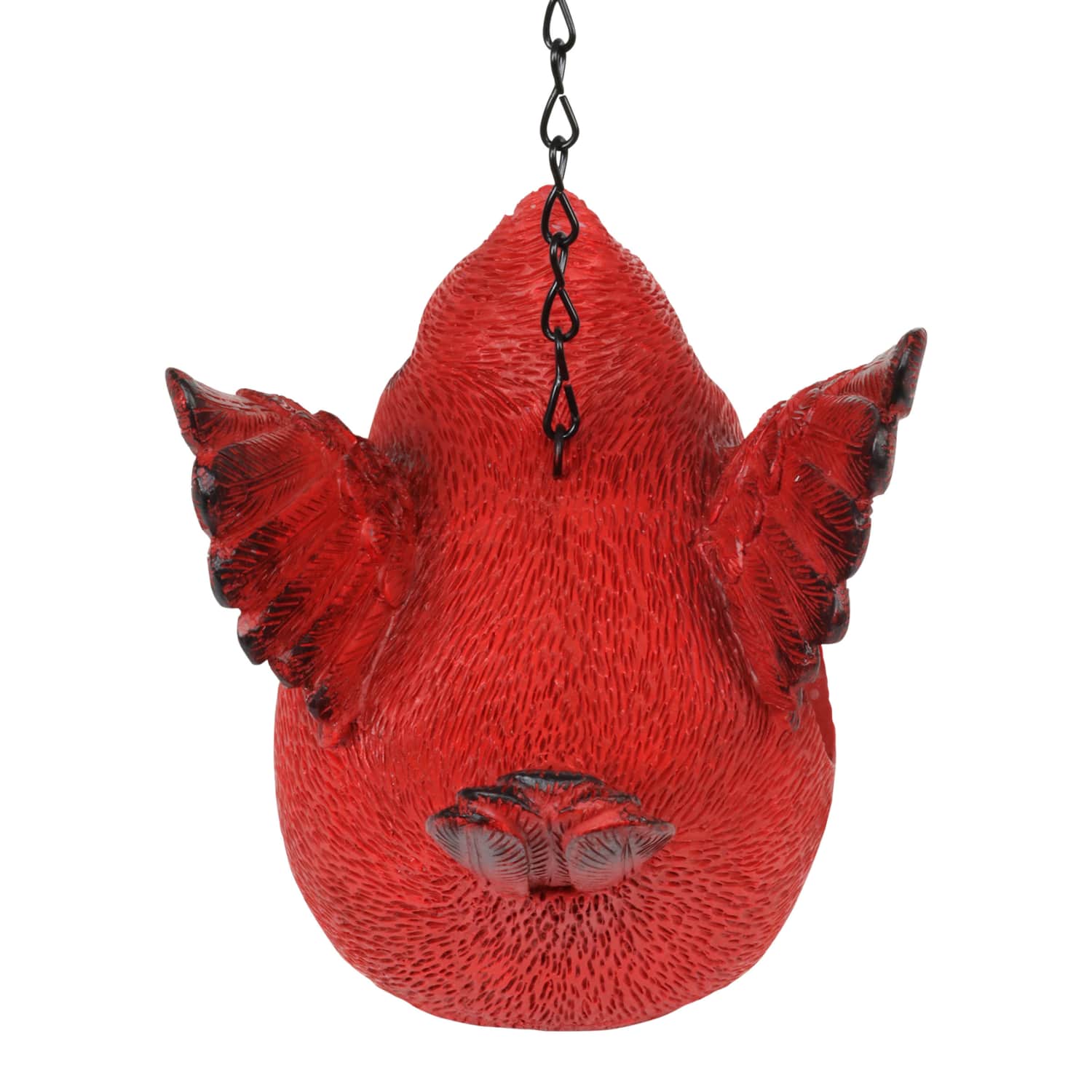 Red Cardinal Hand Painted Bird House - Thumbnail 2