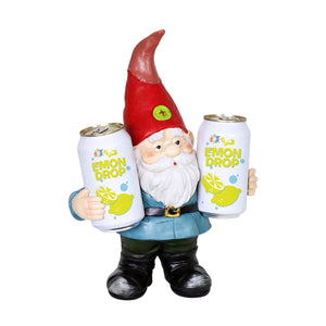 Good Time Double Fisting Two Can Timmy Gnome Garden Statue, 13 Inch | Shop Garden Decor by Exhart