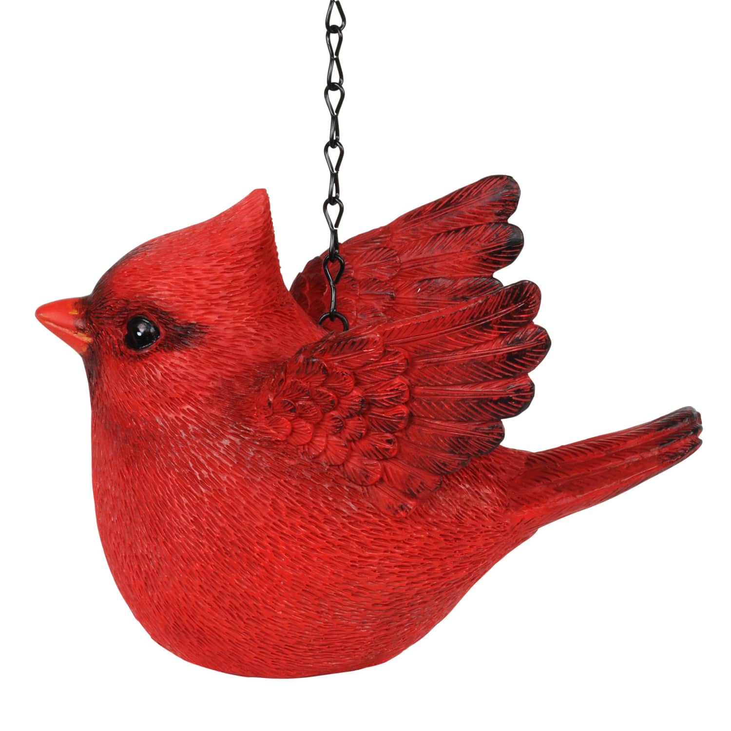 Red Cardinal Hand Painted Bird House - Thumbnail 5