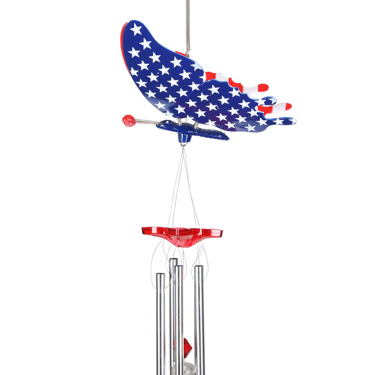 WindyWing Patriotic Butterfly Wind Chime - Thumbnail 5