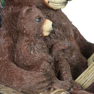 Solar Bear Reading a Story in a Rocking Chair, 12 Inch | Shop Garden Decor by Exhart