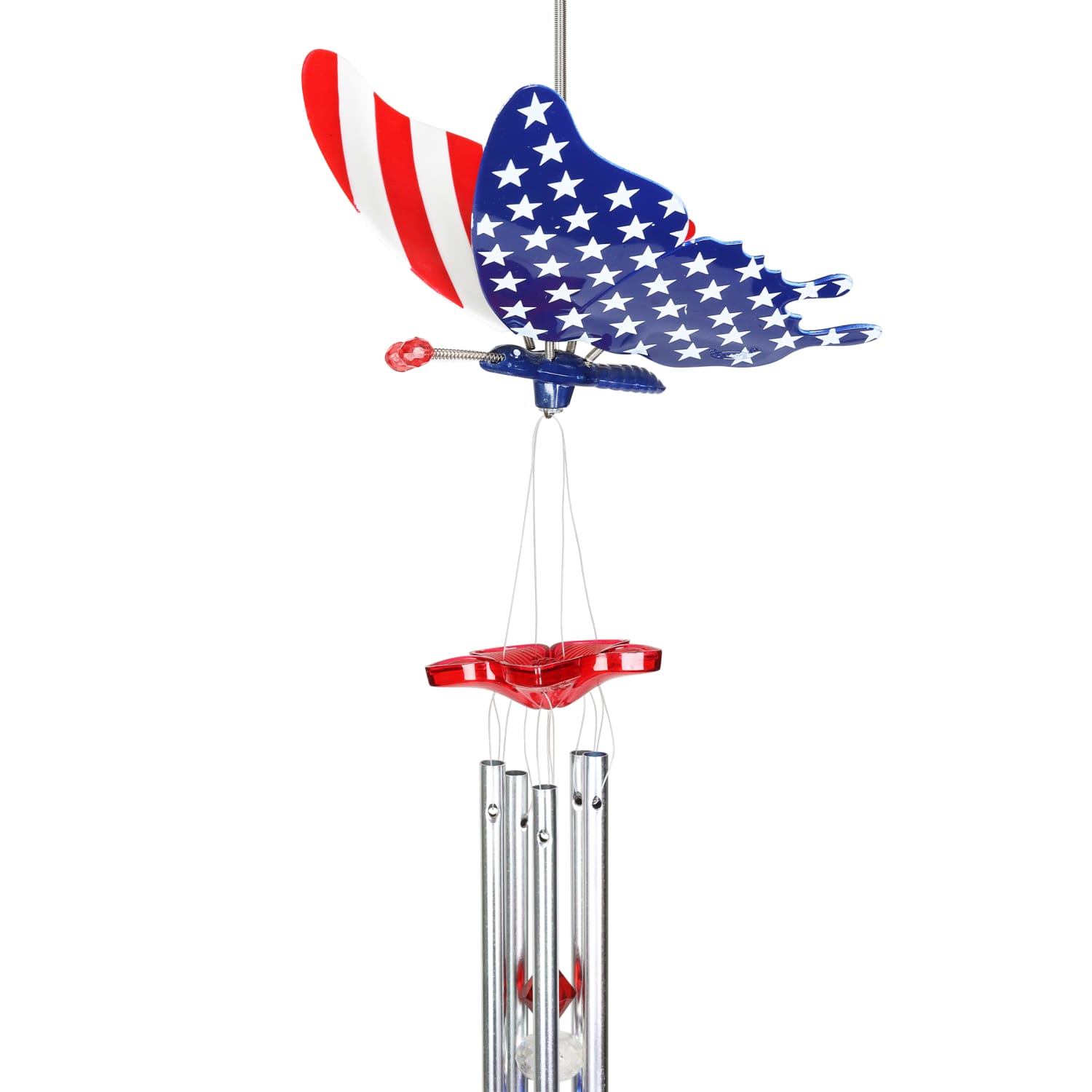 WindyWing Patriotic Butterfly Wind Chime - Thumbnail 4