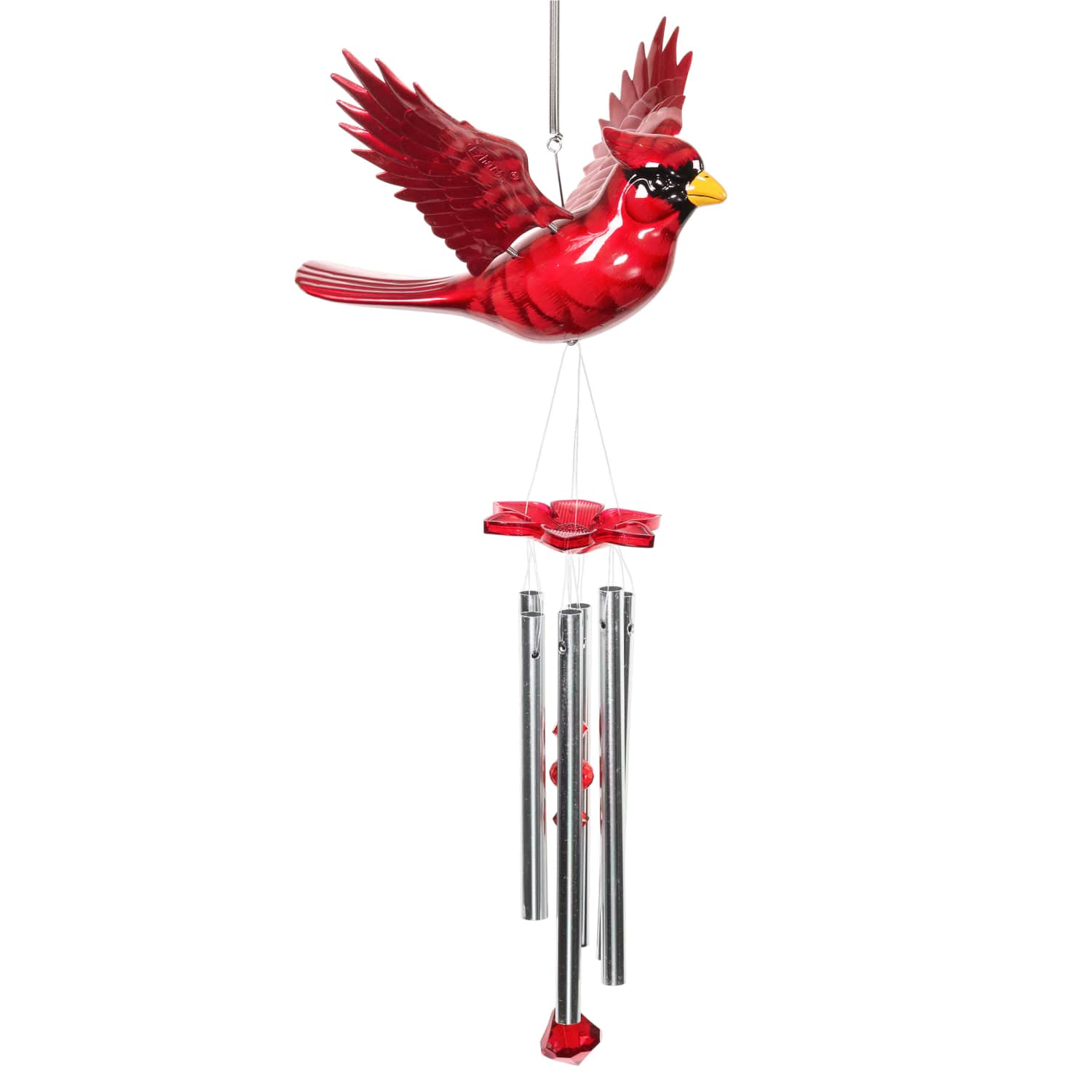Large WindyWings Red Cardinal Wind Chime - Thumbnail 5