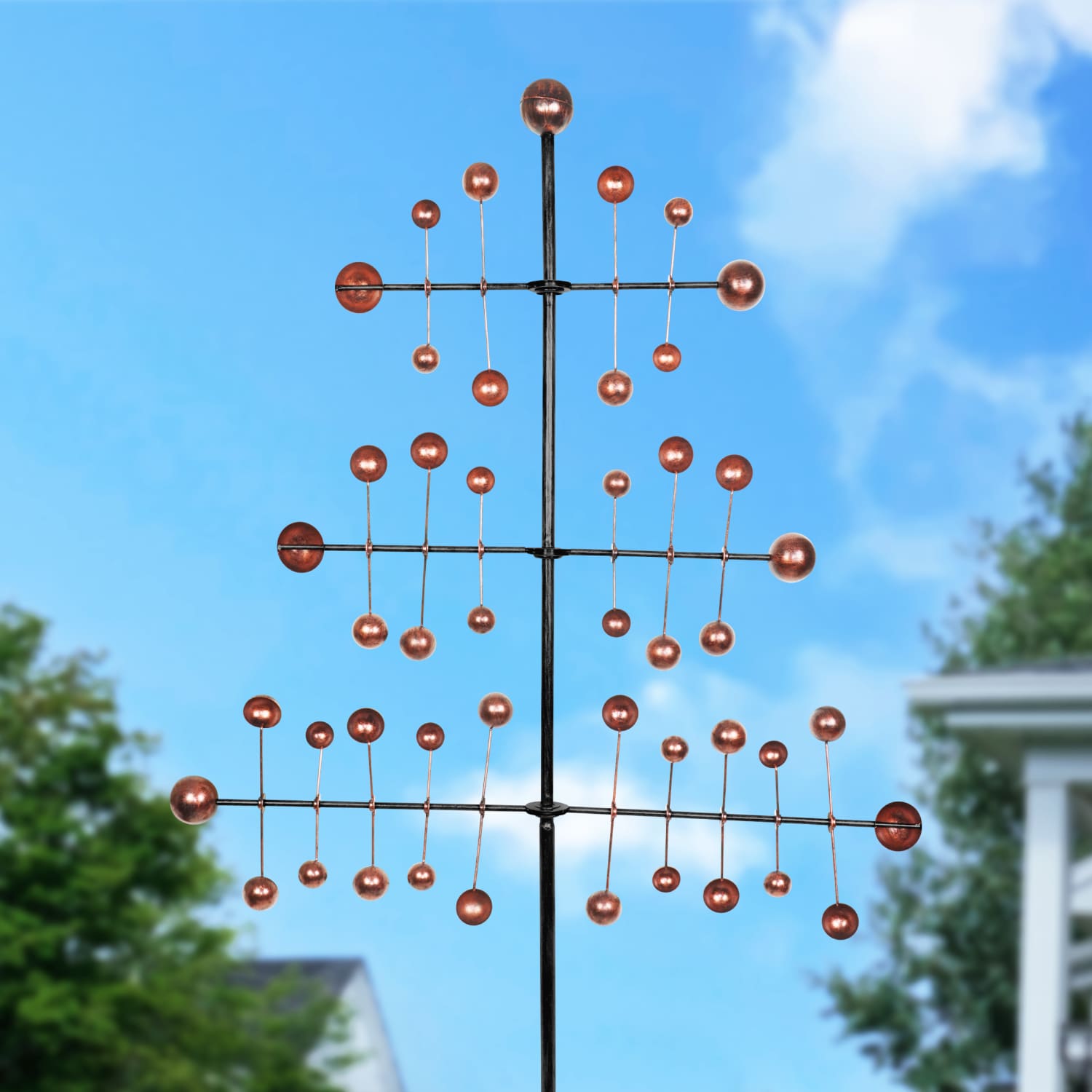 Exhart Kinetic Garden Spinner Stake - Thumbnail 2