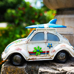 Solar Retro Bug Garden Statue, 7 Inch | Shop Garden Decor by Exhart