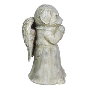 Praying Dog Angel Garden Statue, 7.5 Inches tall | Shop Garden Decor by Exhart