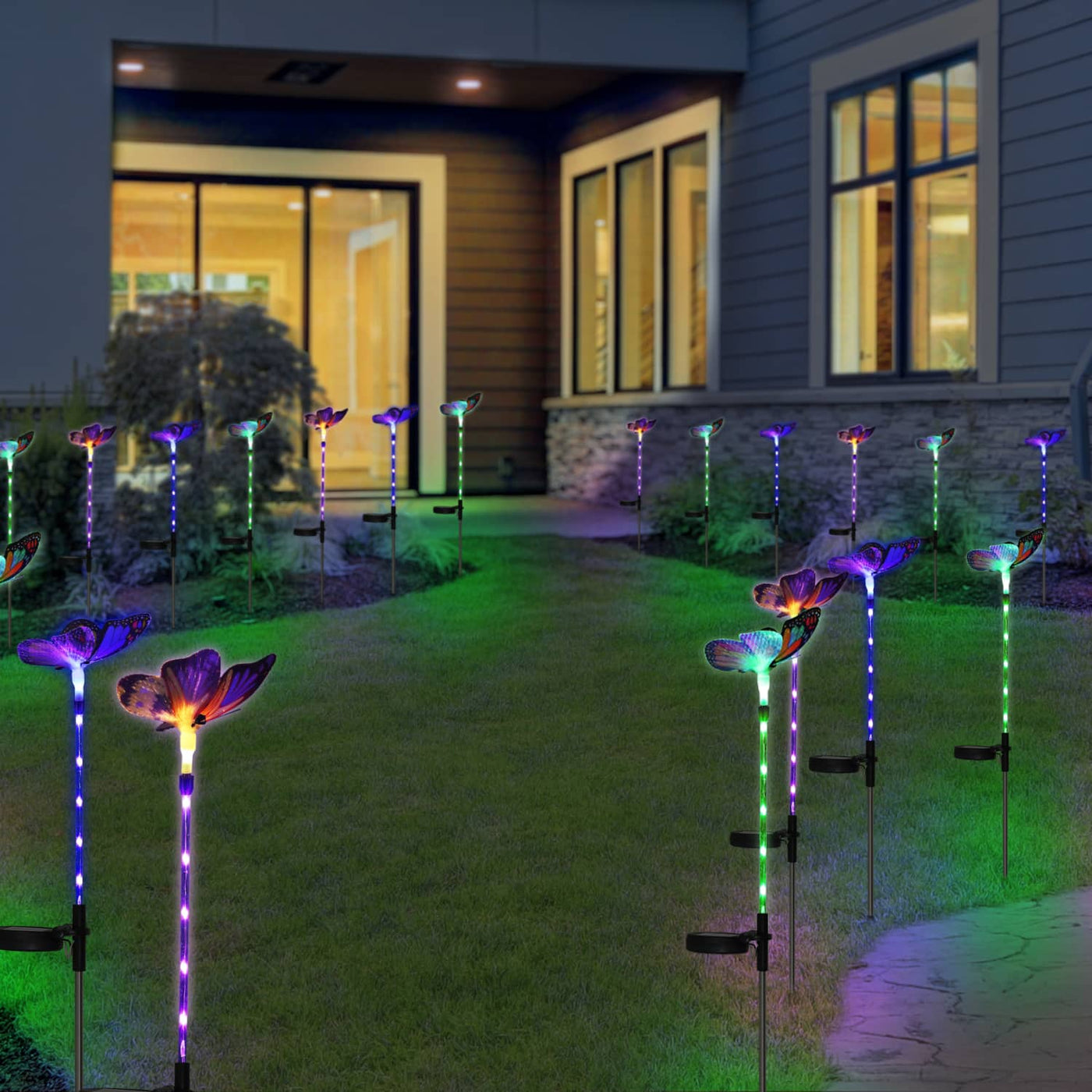 Solar Lights Outdoor Tuin, ZQX 2 Pack LED Solar Rose Lights Bloemen, IP65 Waterdicht spel Licht, Solar Lamp met breder zonnepaneel en 10 grotere bloem voor pad gazon werf hek decoratie (wit Solar Lights Outdoor Tuin, ZQX 2 Pack LED Solar Rose Lights Bloemen, IP65 Waterdicht spel Licht, Solar Lamp met breder zonnepaneel en 10 grotere bloem voor pad gazon werf hek decoratie (wit