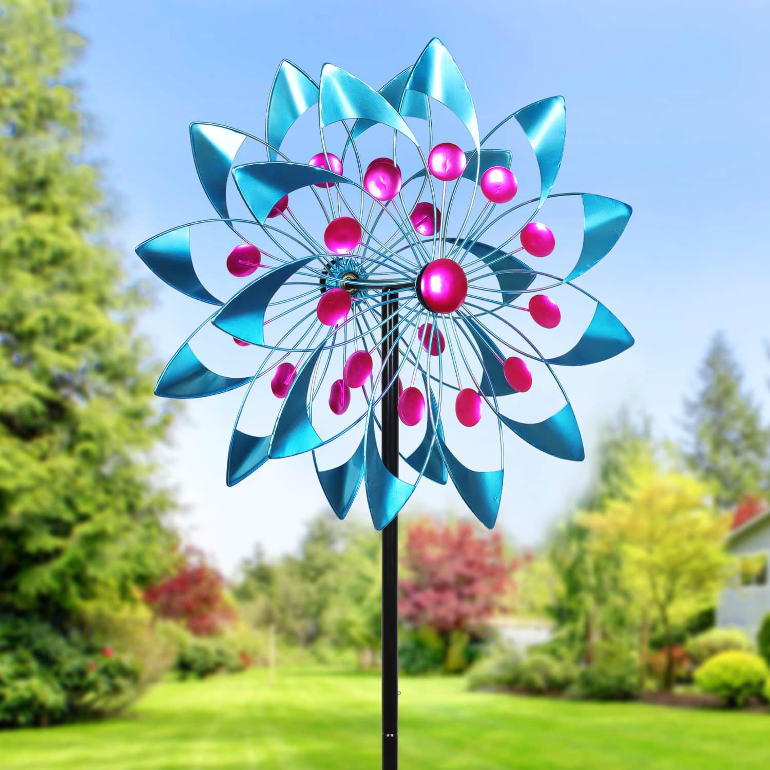 Exhart Kinetic Garden Spinner Stake - Thumbnail 5