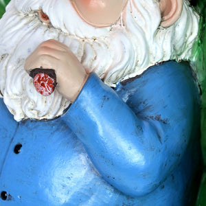 Good Time Ganja Throne LED Gnome with Timer, 12 inches | Shop Garden Decor by Exhart