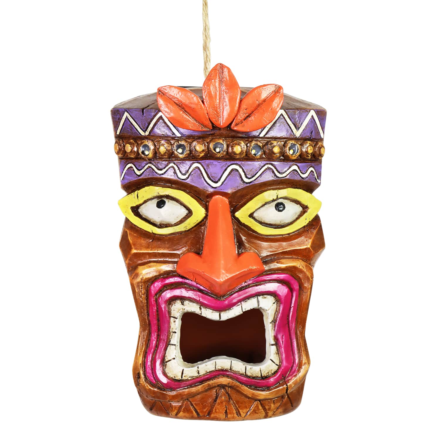 Solar Tiki Bird House - Thumbnail 4