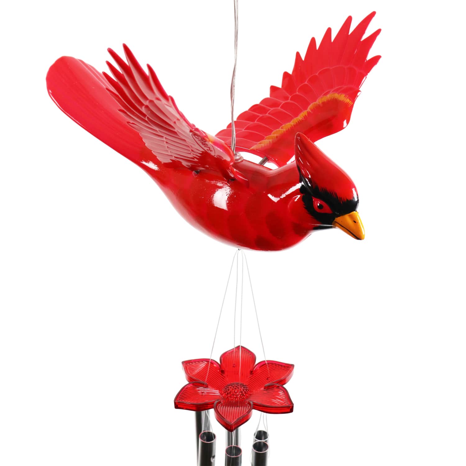 Large WindyWings Red Cardinal Wind Chime - Thumbnail 4