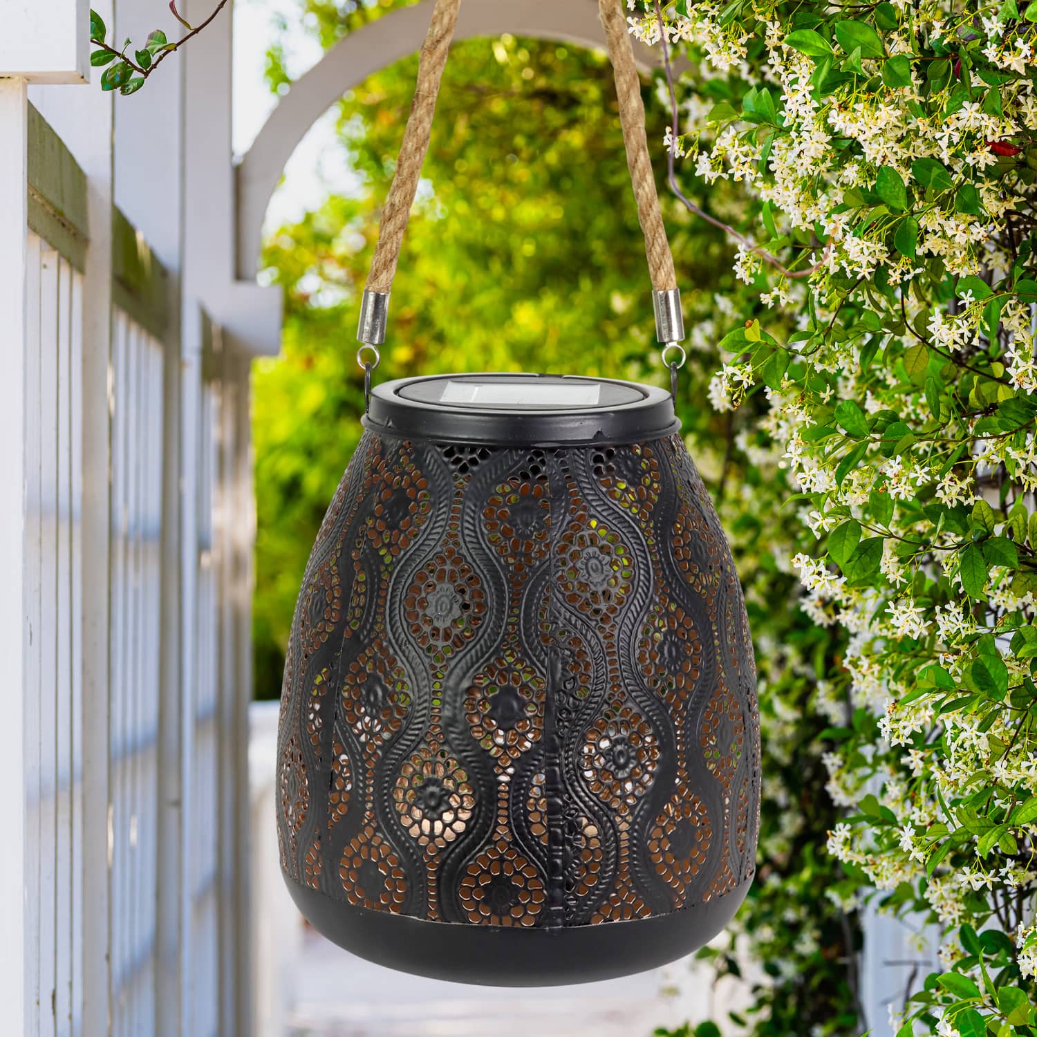 Exhart Filigree Hanging Lantern - Thumbnail 5
