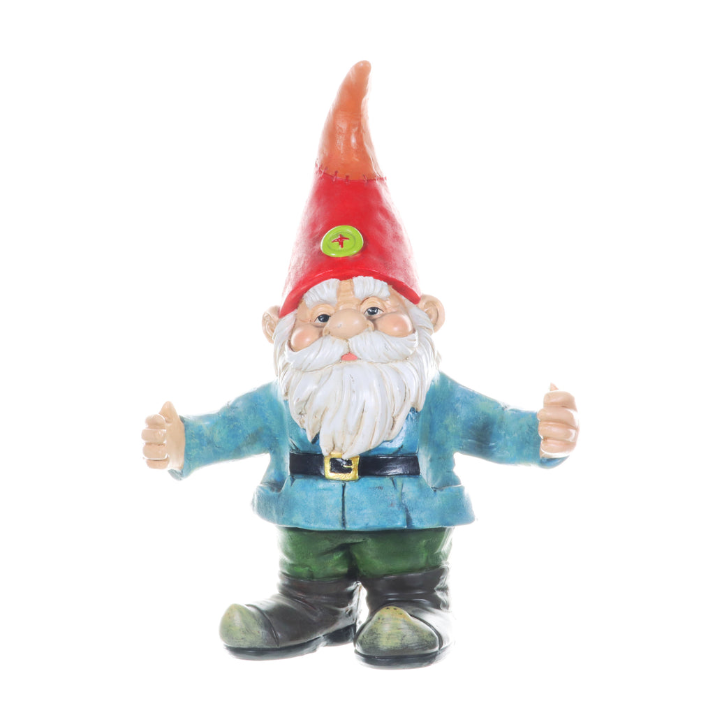 Good Time Double Fisting Two Can Timmy Gnome Garden Statue, 13 Inch