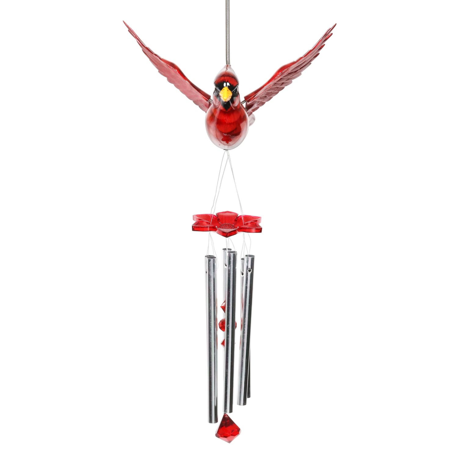 Large WindyWings Red Cardinal Wind Chime - Thumbnail 2