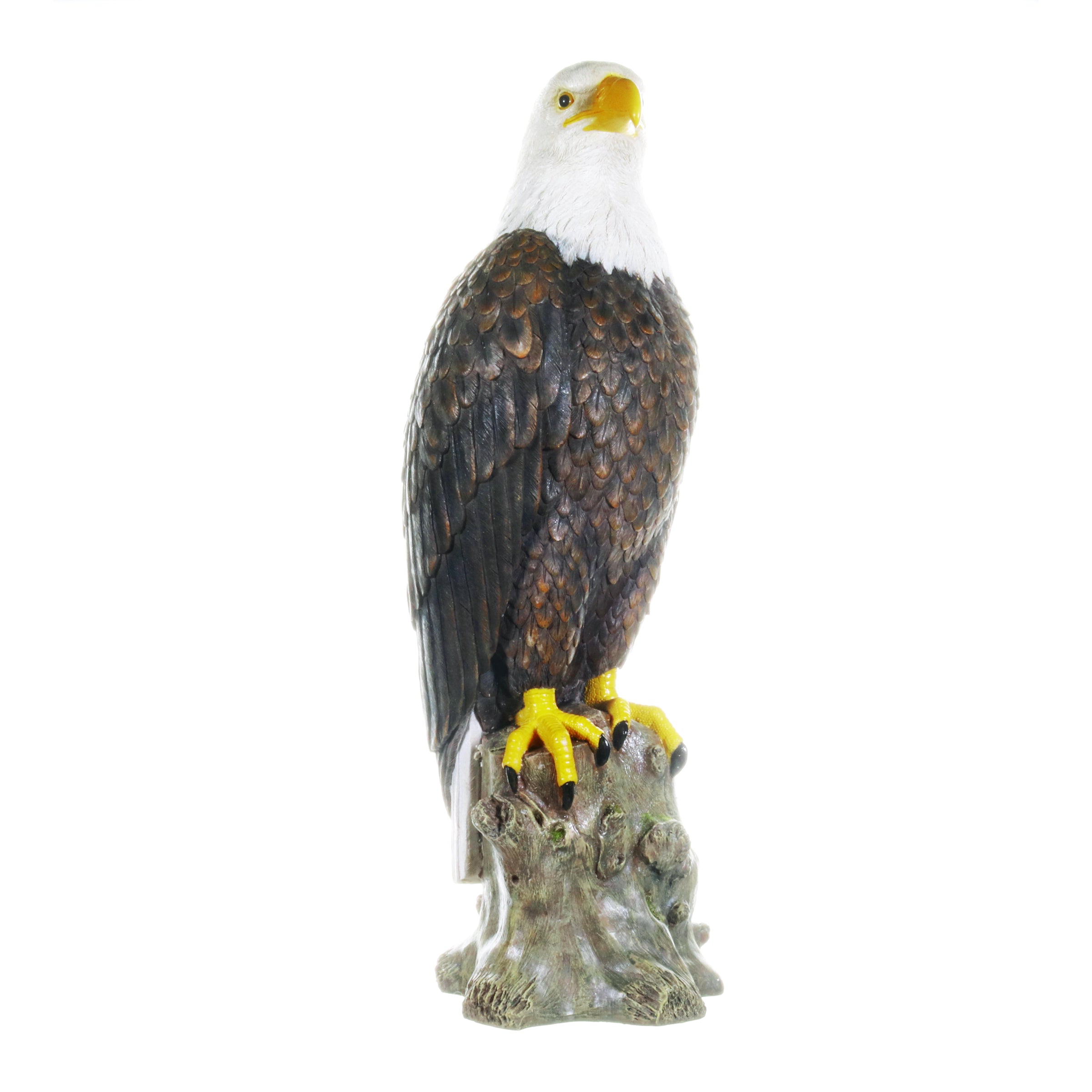 Bald Eagle on a Rock Statue