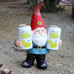 Good Time Double Fisting Two Can Timmy Gnome Garden Statue, 13 Inch | Shop Garden Decor by Exhart