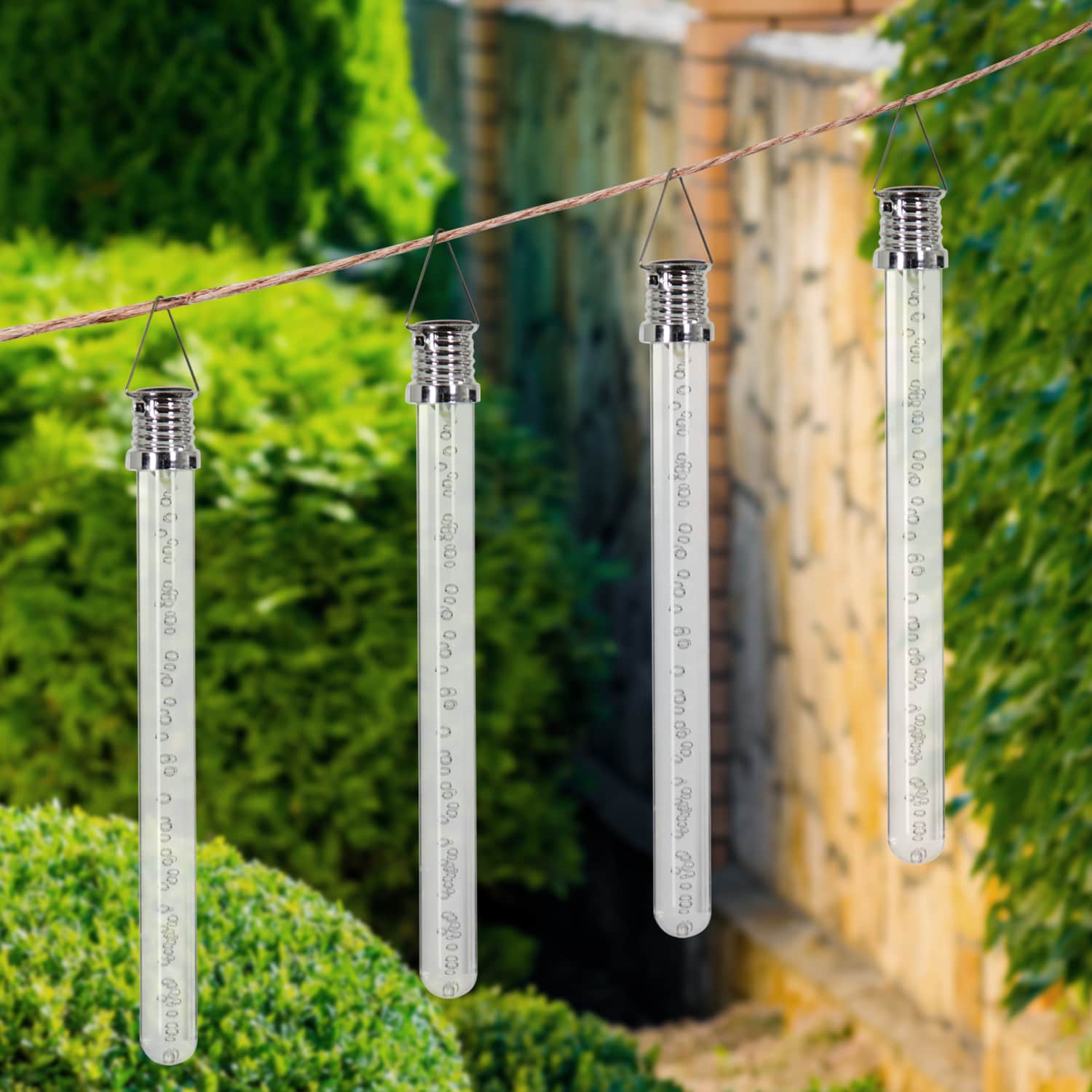 Solar Acrylic Bubble Stick with Warm White LED Light