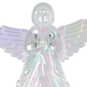 2 Piece Clear Angel WindyWing Garden Stakes, 4.5 by 30 Inches | Shop Garden Decor by Exhart