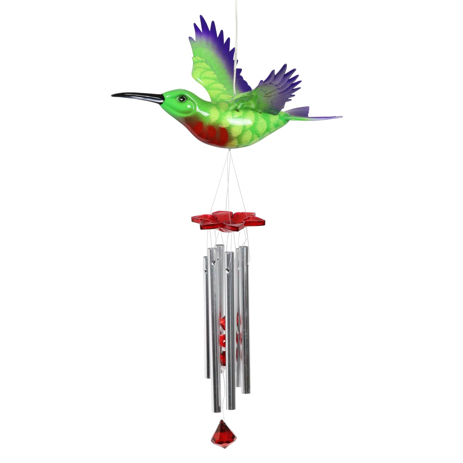 Solar WindyWings Hummingbird Wind Chime - Thumbnail 2