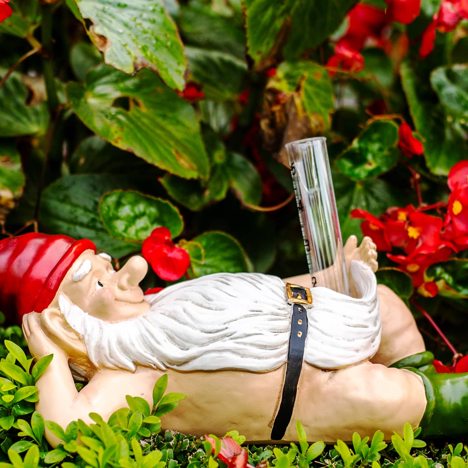 Exhart Ralph Gnome Rain Gauge - Thumbnail 3