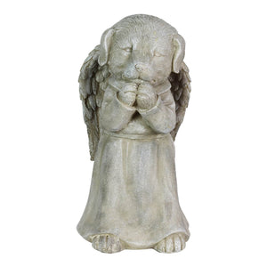 Praying Dog Angel Garden Statue, 7.5 Inches tall | Shop Garden Decor by Exhart