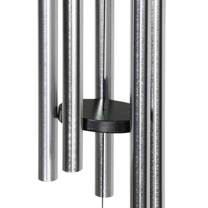 Solar Angel Glass and Metal Wind Chime with Fifteen LED Lights, 5 by 48 Inches | Shop Garden Decor by Exhart
