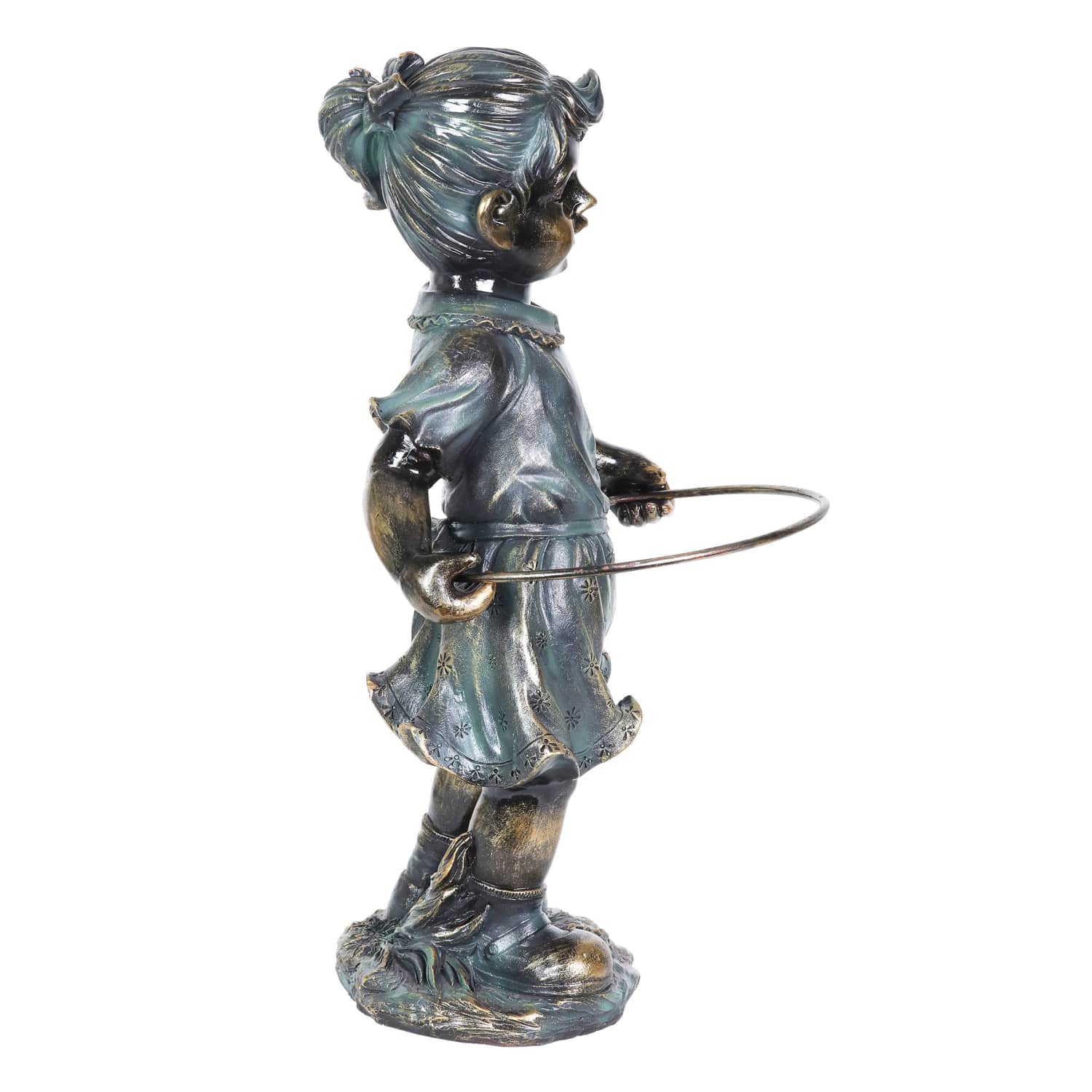 Girl with Hula Hoop Statuary - Thumbnail 2