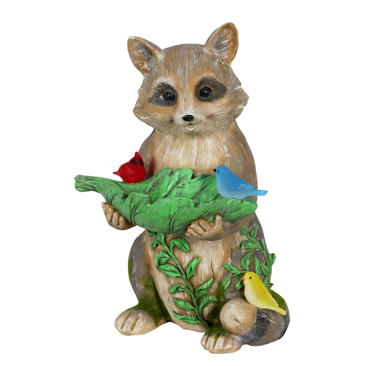 Exhart Solar Raccoon Bird Seed Holder - Thumbnail 3