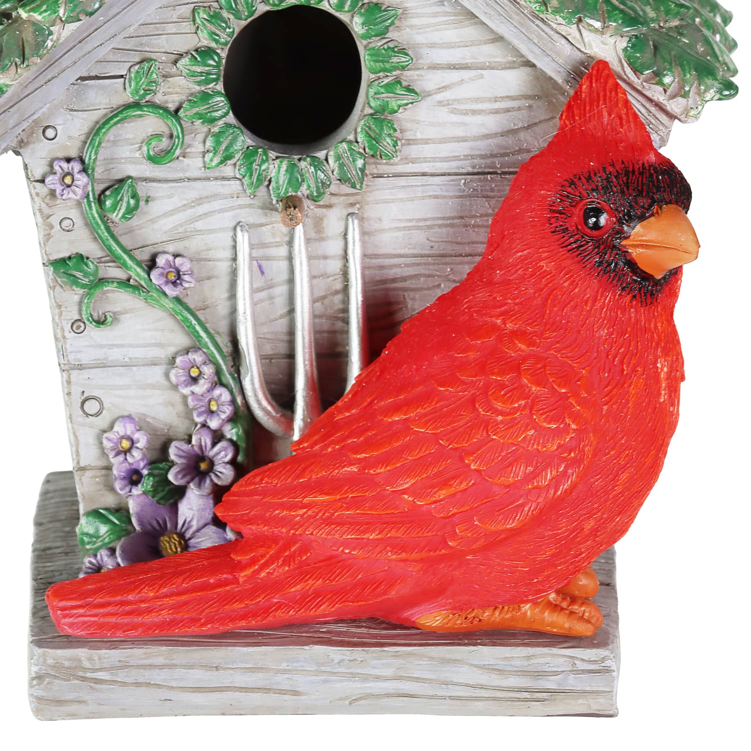 Exhart Solar Cardinal Bird House - Thumbnail 4