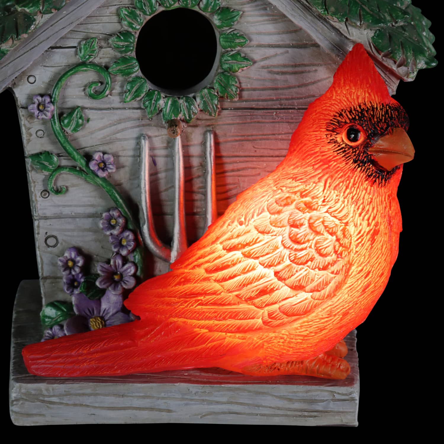 Exhart Solar Cardinal Bird House - Thumbnail 2