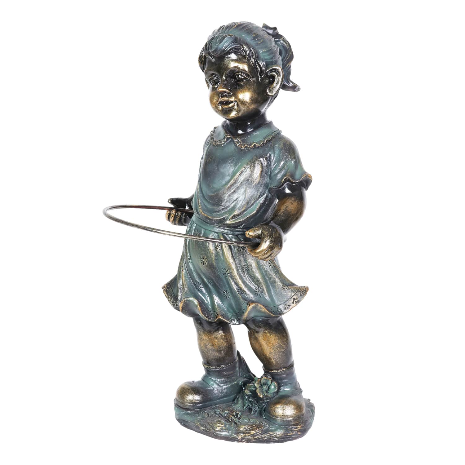 Girl with Hula Hoop Statuary - Thumbnail 3