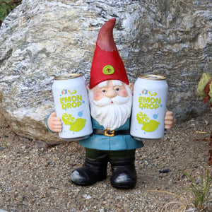 Good Time Double Fisting Two Can Timmy Gnome Garden Statue, 13 Inch | Shop Garden Decor by Exhart