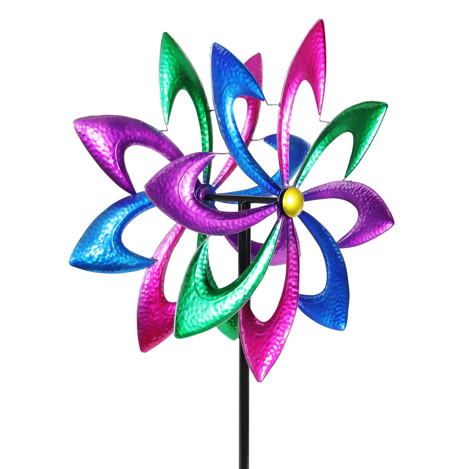 Exhart Pinwheel Spinner Garden Stake