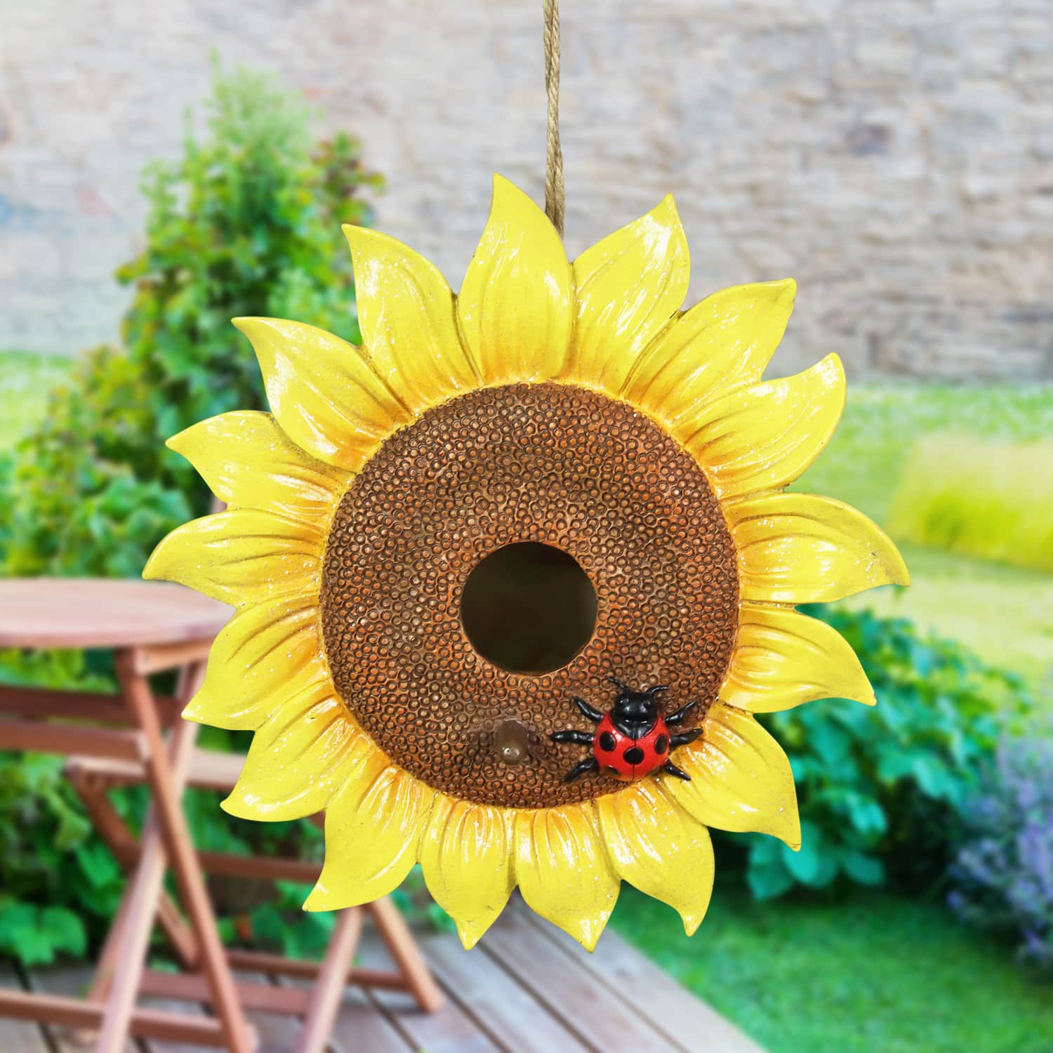 Exhart Sunflower Bird House - Thumbnail 2