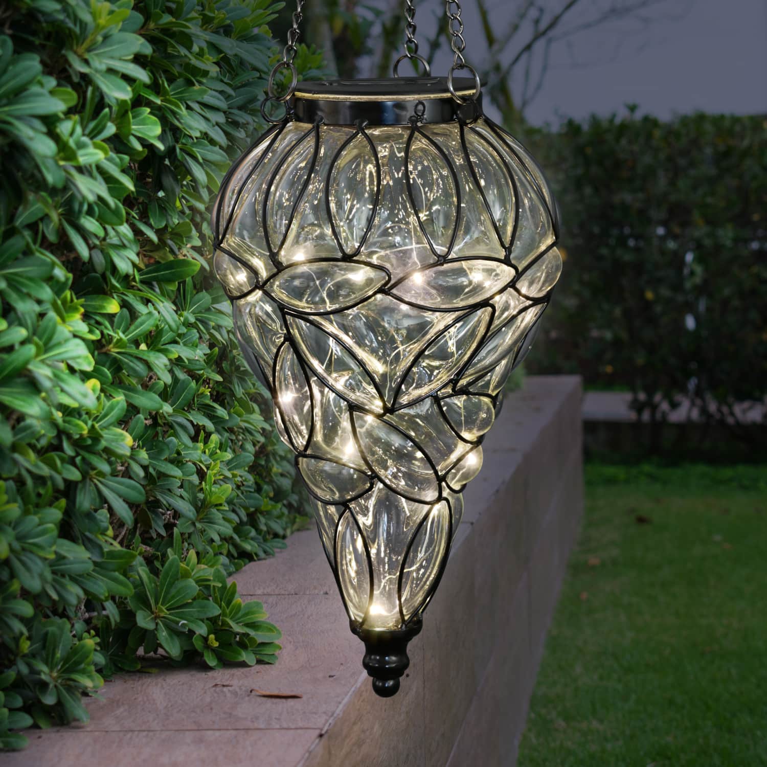 Exhart Solar Hanging Lantern - Thumbnail 5