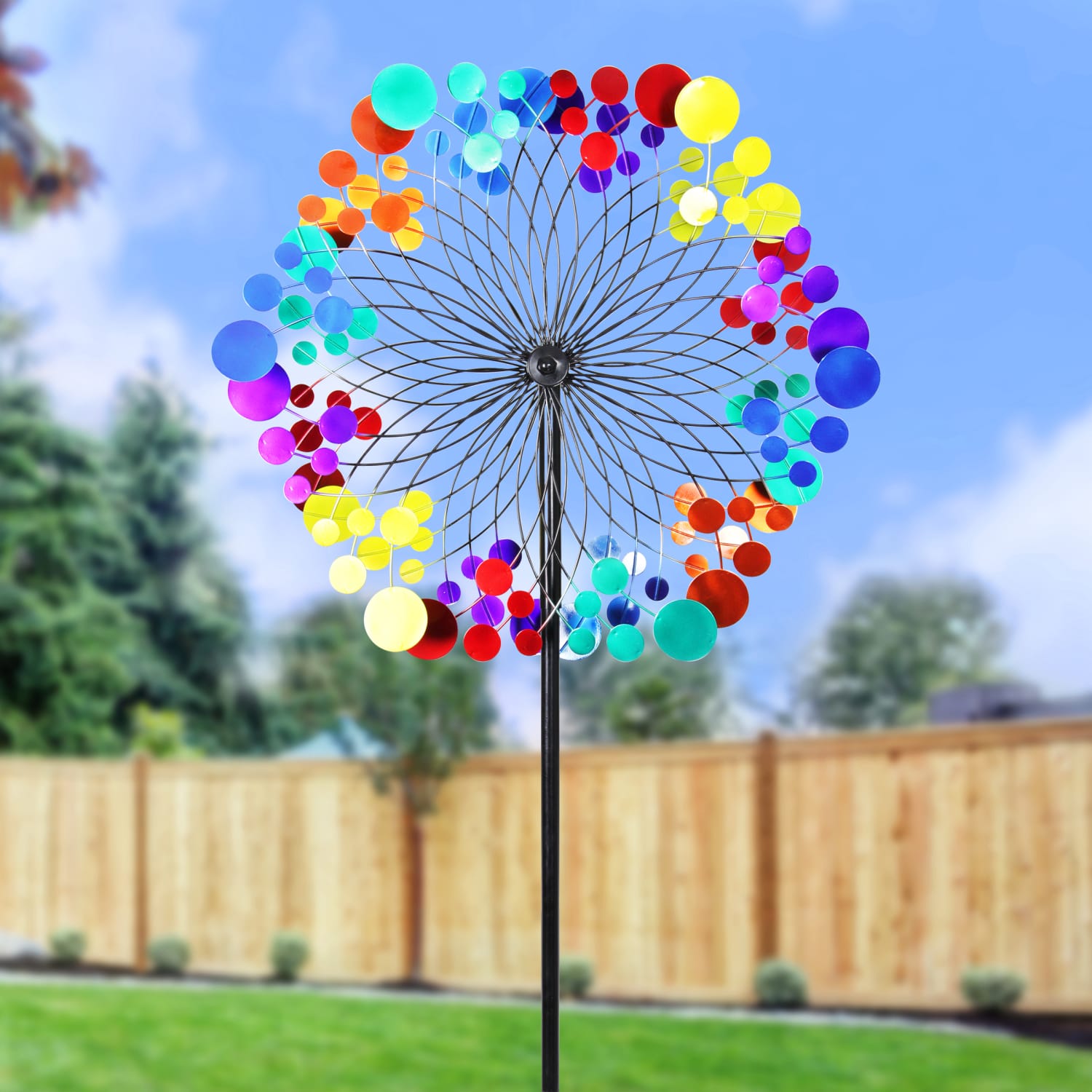 Exhart Kinetic Wind Spinner Garden Stake - Thumbnail 5