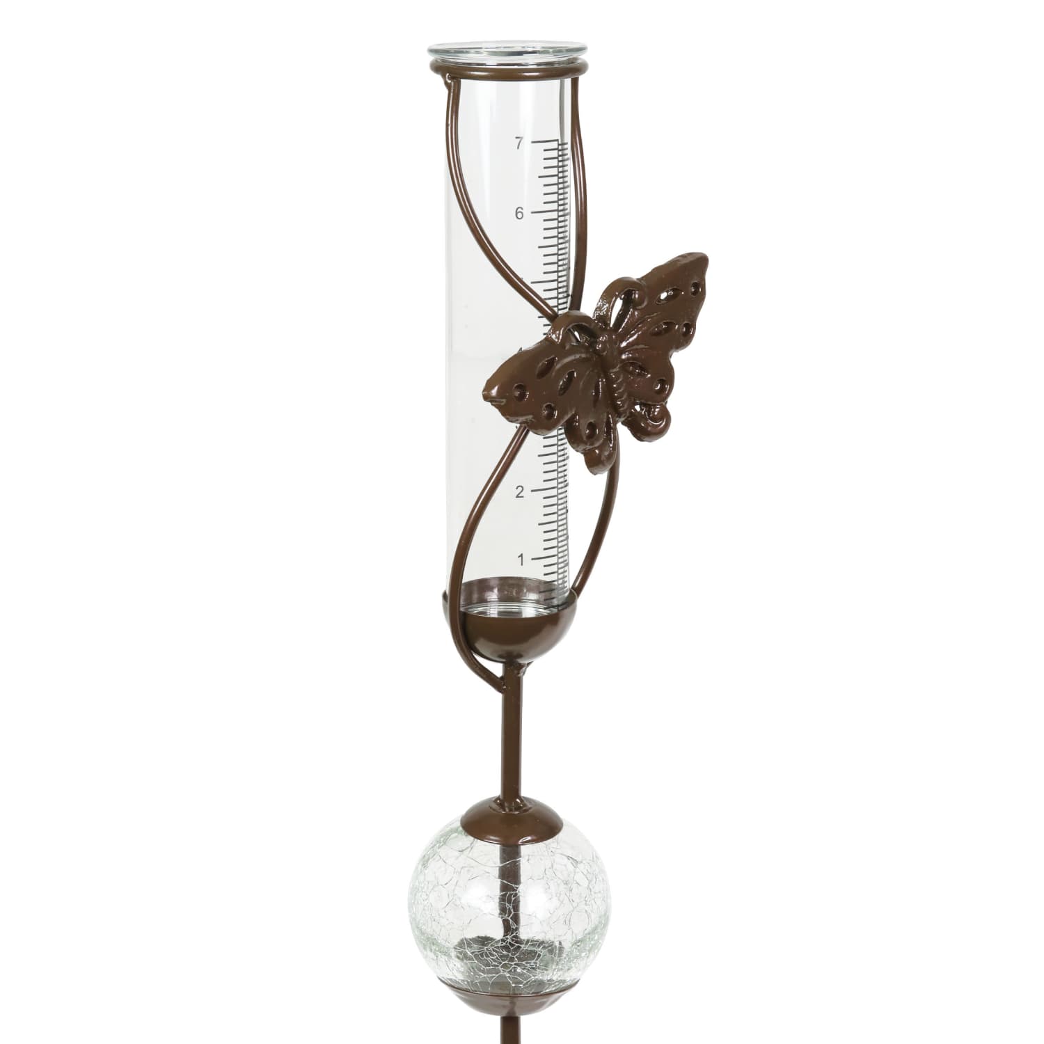 Exhart Butterfly Rain Gauge Stake - Thumbnail 3