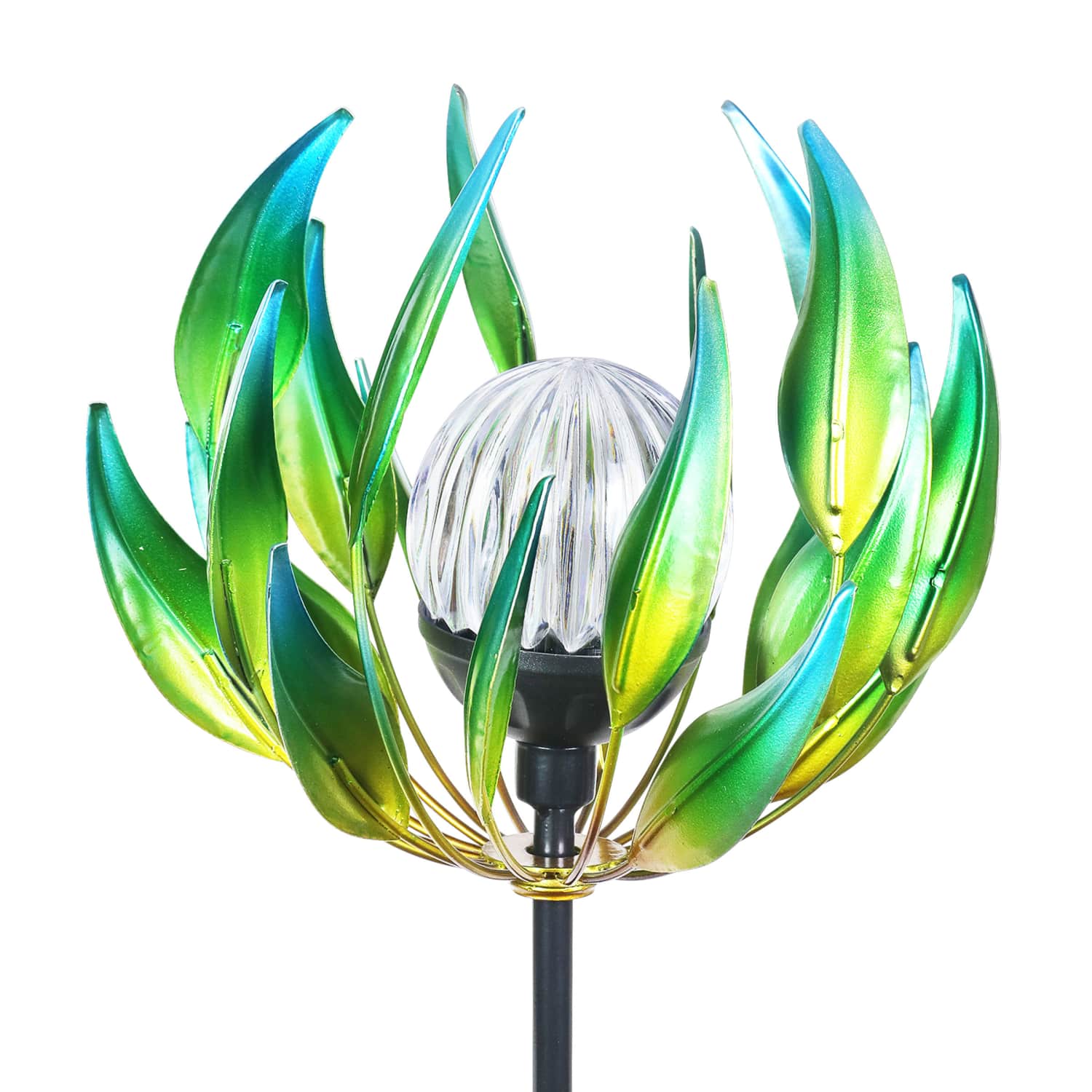 Exhart Spinning Flower Stake