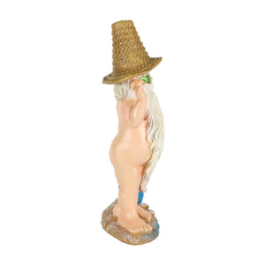 Good Time Naked Ned Surfer Garden Gnome Statue, 13 Inch | Shop Garden Decor by Exhart