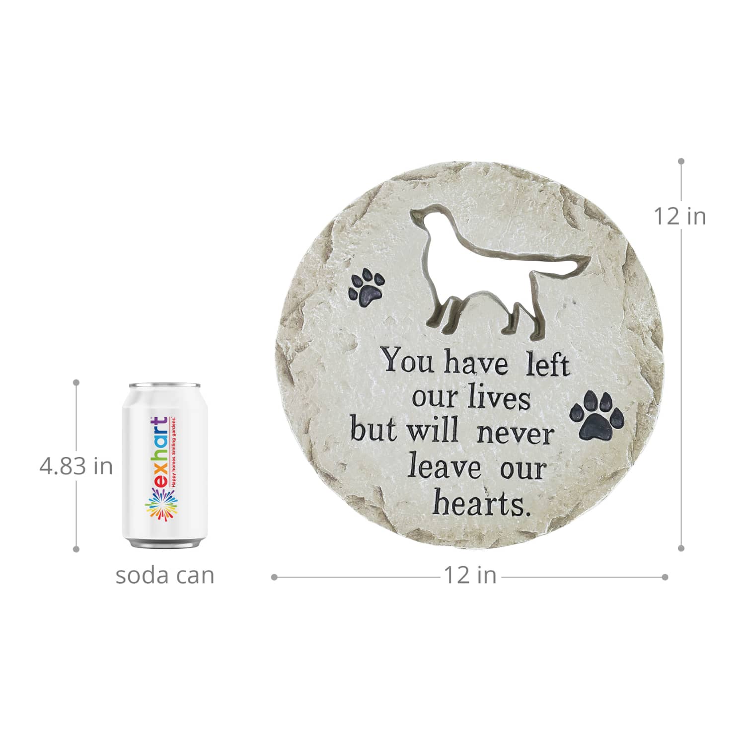 Exhart Dog Memorial Garden Stepping Stone Marker - Thumbnail 5